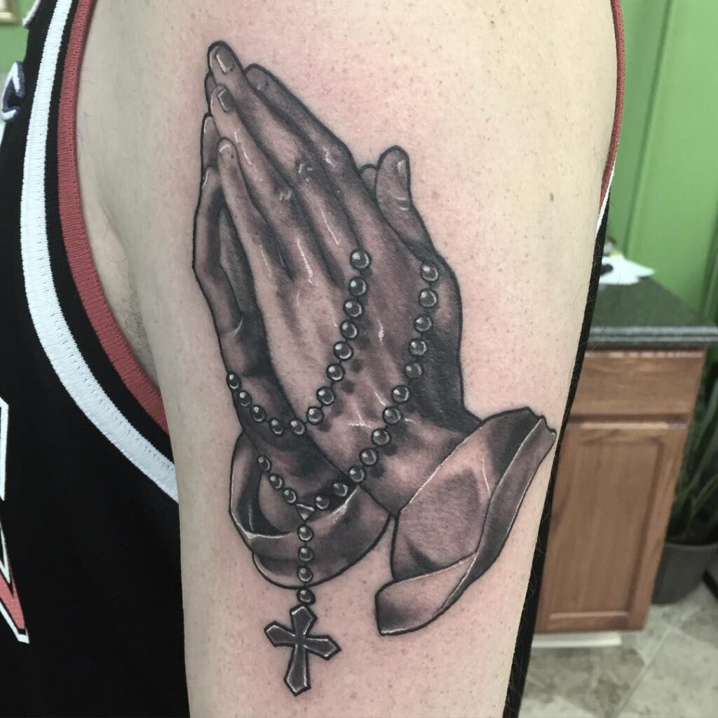 Praying Hand Tattoos 160