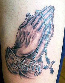 Praying Hand Tattoos 161