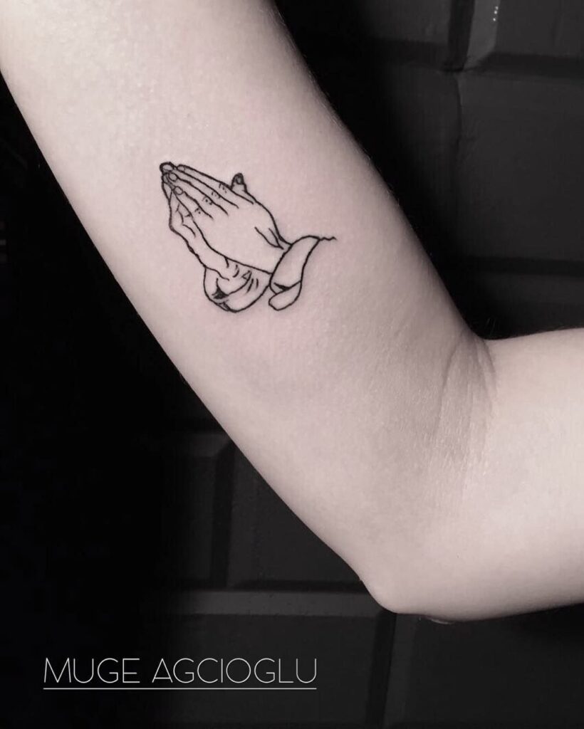 Praying Hand Tattoos 162