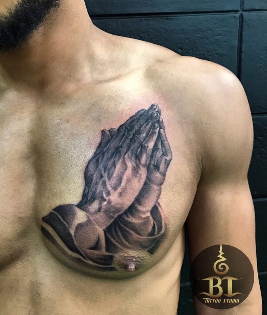 Praying Hand Tattoos 164