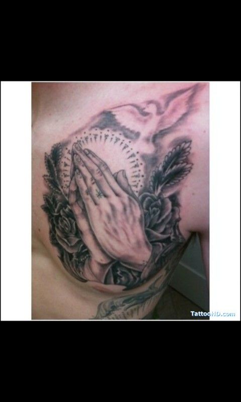 Praying Hand Tattoos 169