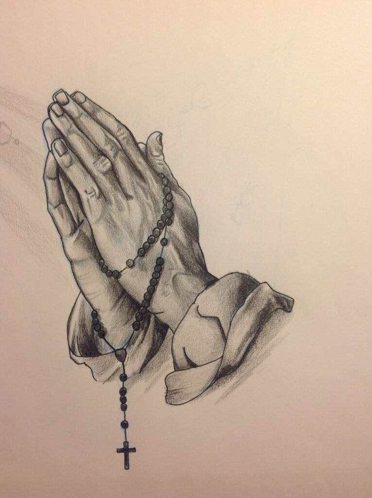 Praying Hand Tattoos 179