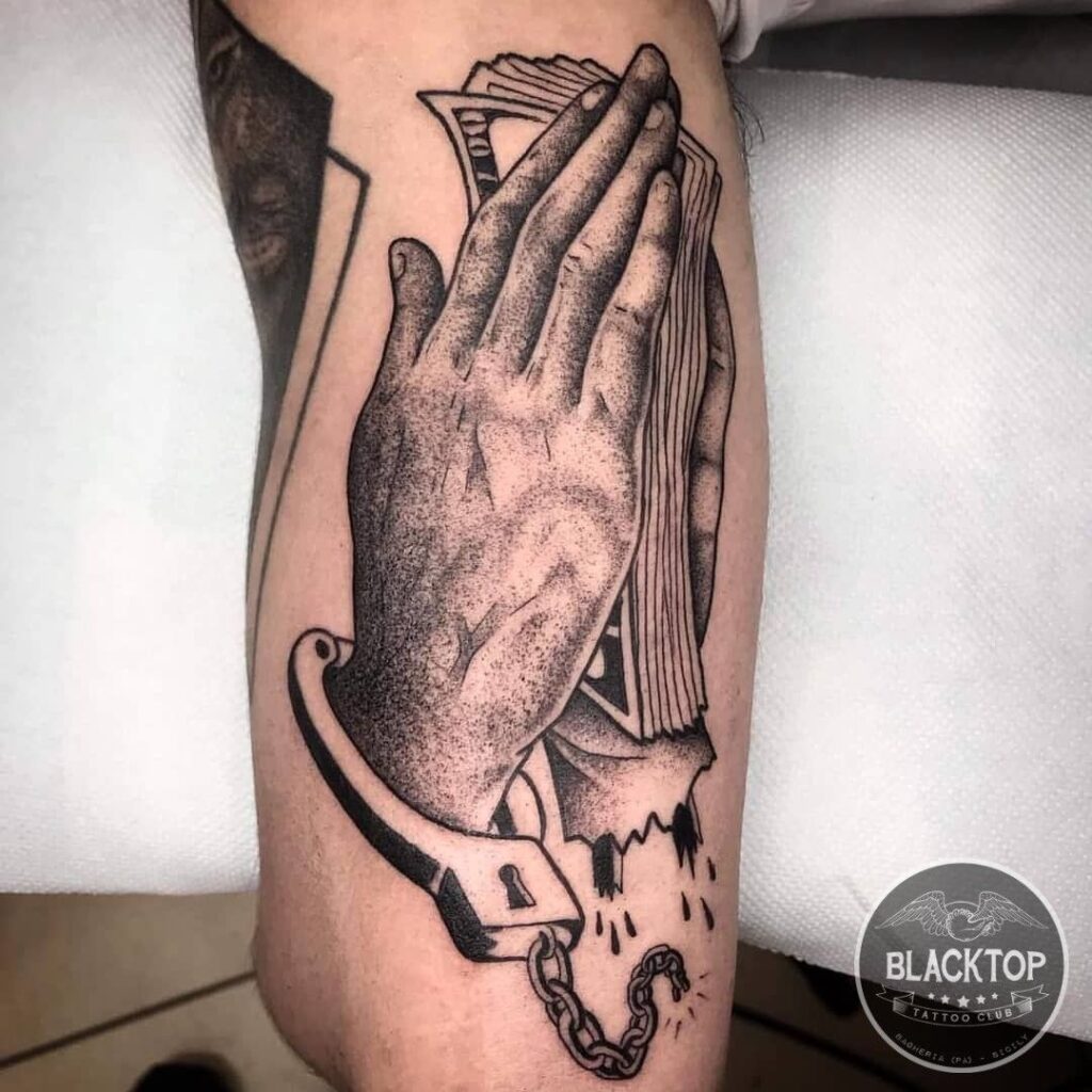 Praying Hand Tattoos 181