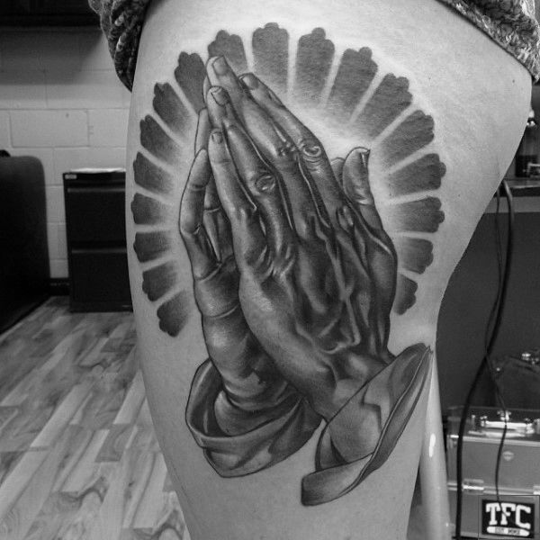 Praying Hand Tattoos 184