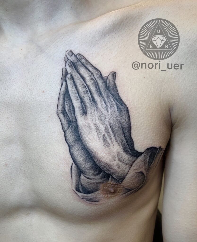 Praying Hand Tattoos 20