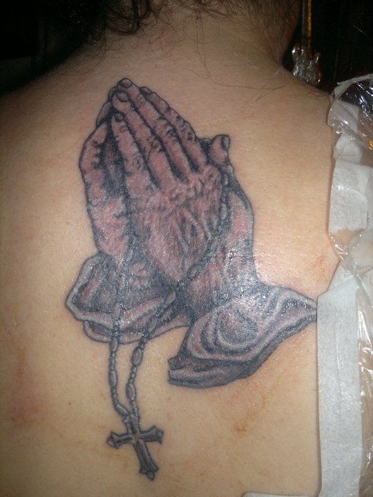 Praying Hand Tattoos 204