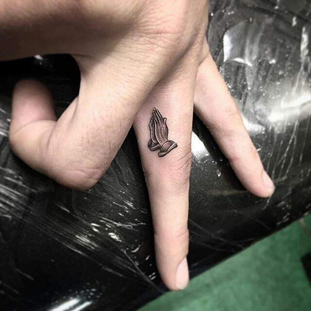 Praying Hand Tattoos 209