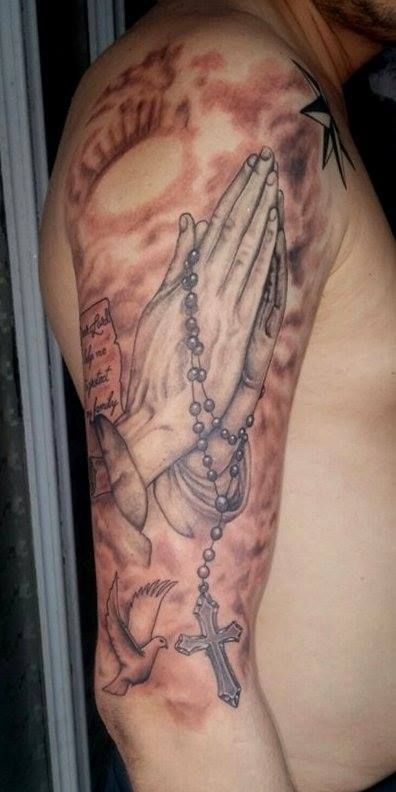 Praying Hand Tattoos 21