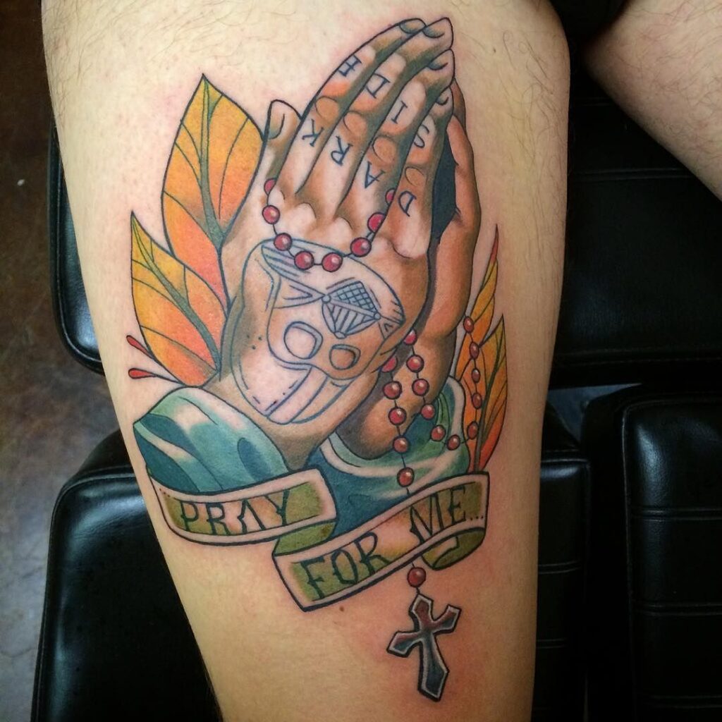 Praying Hand Tattoos 212