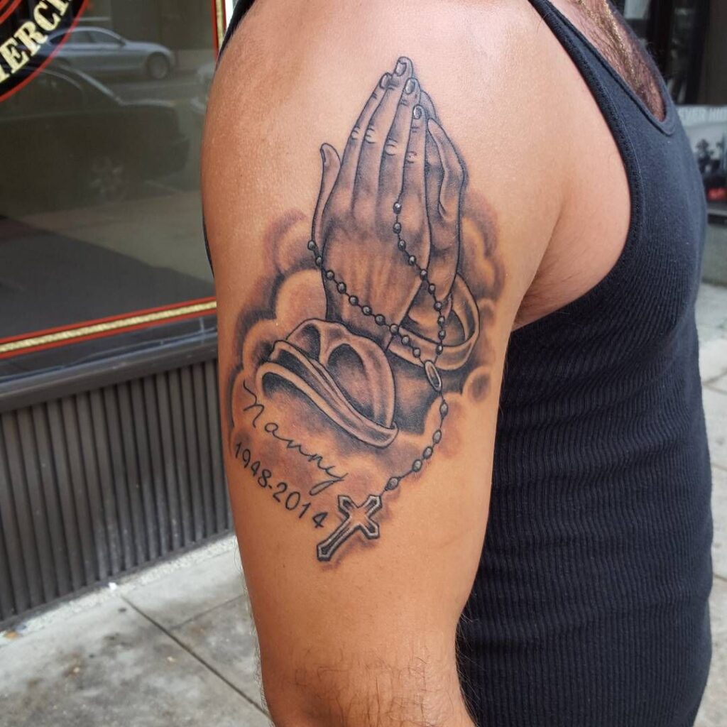 Praying Hand Tattoos 22