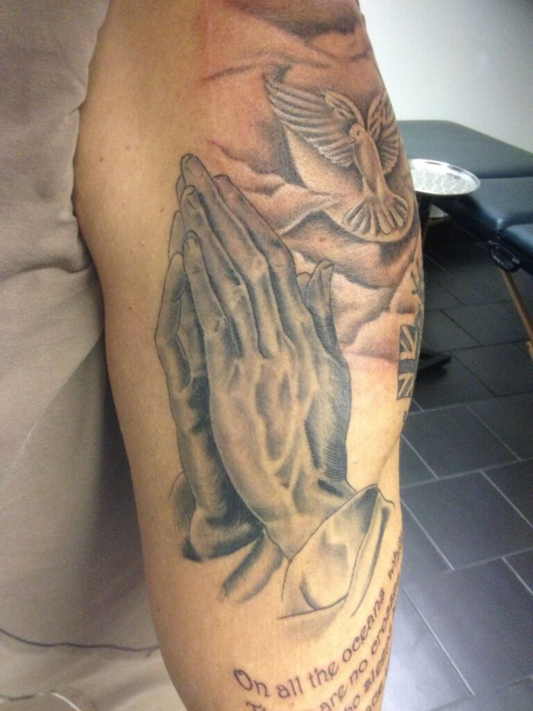 Praying Hand Tattoos 221