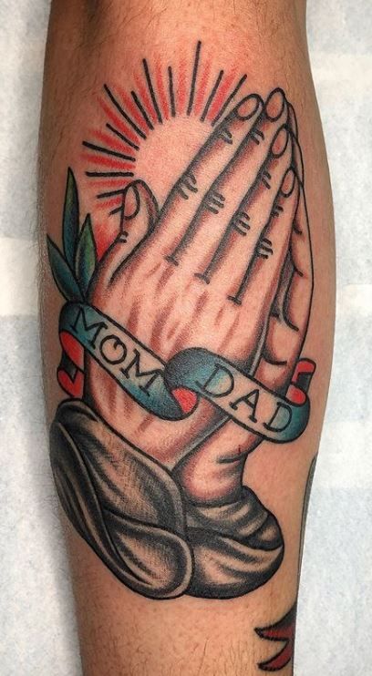 Praying Hand Tattoos 228
