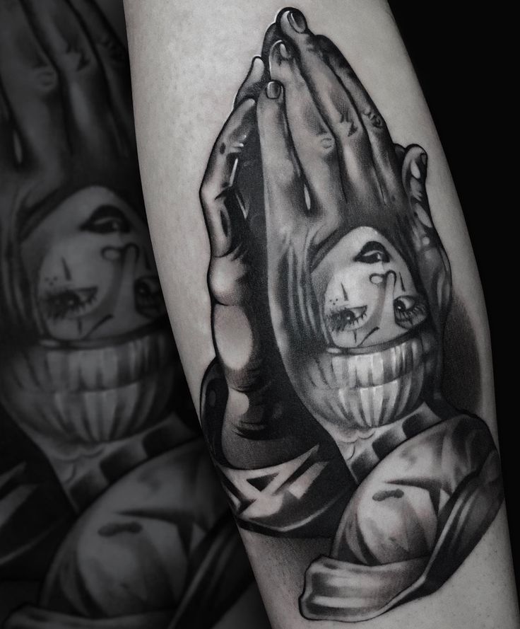 Praying Hand Tattoos 230