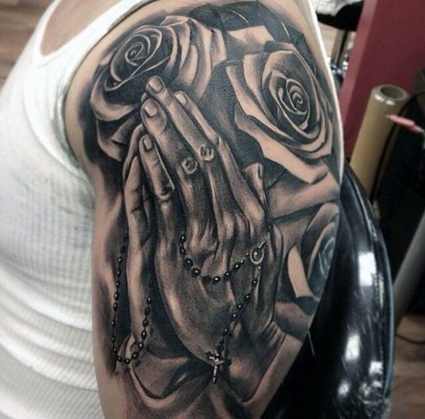 Praying Hand Tattoos 234