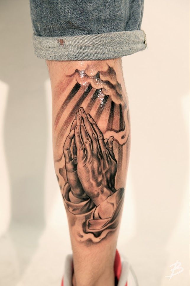 Praying Hand Tattoos 239