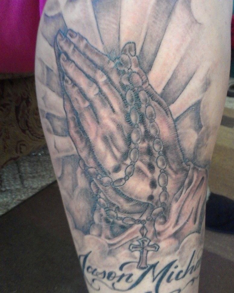 Praying Hand Tattoos 24