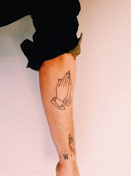 Praying Hand Tattoos 3