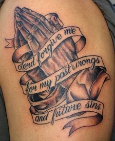 Praying Hand Tattoos 39