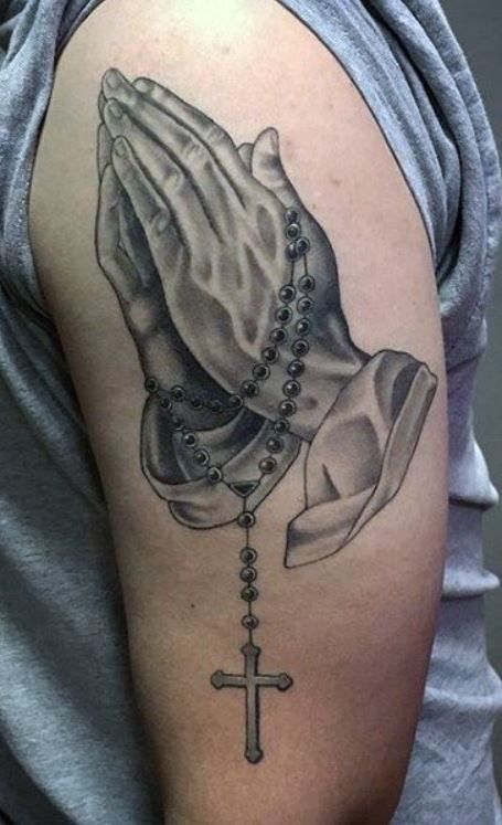 Praying Hand Tattoos 47