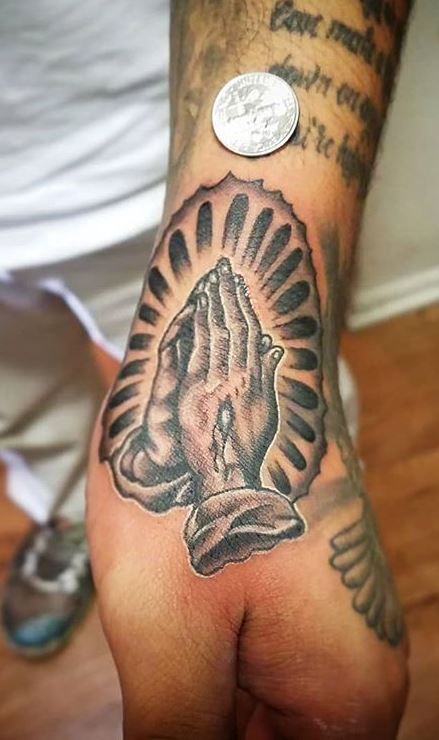 Praying Hand Tattoos 5