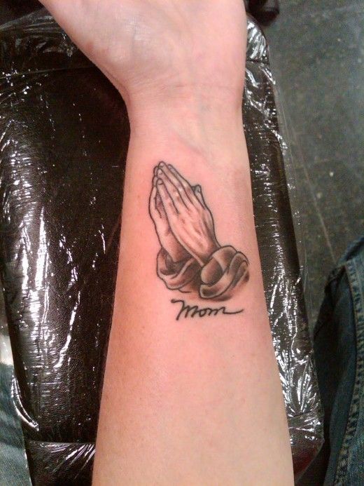 Praying Hand Tattoos 54