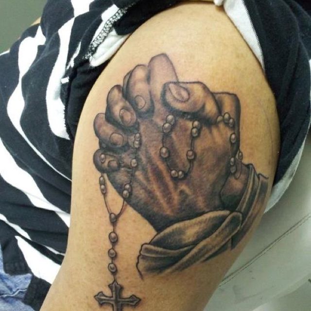 Praying Hand Tattoos 60