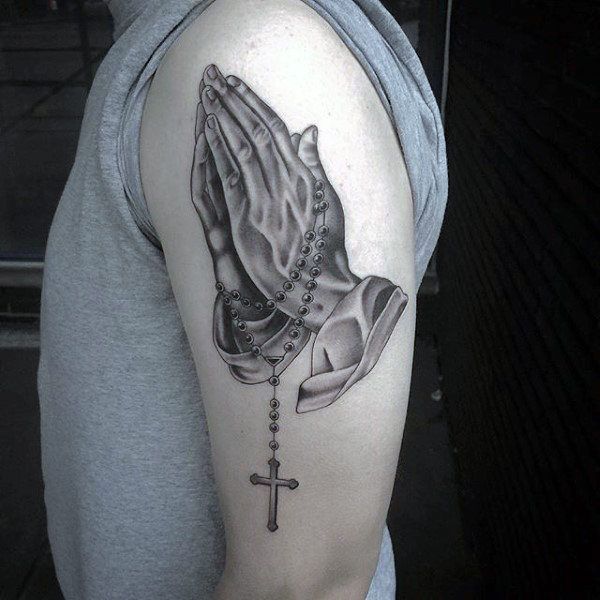 Praying Hand Tattoos 65