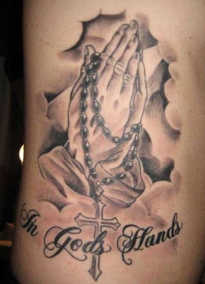 Praying Hand Tattoos 68