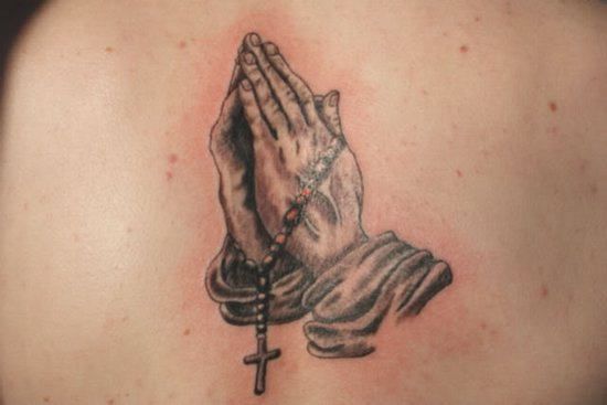 Praying Hand Tattoos 73