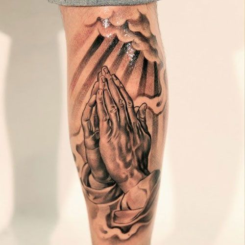 Praying Hand Tattoos 87