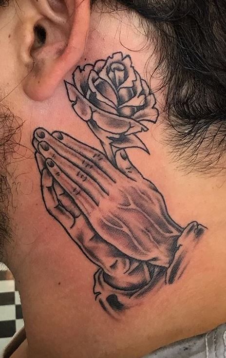 Praying Hand Tattoos 94