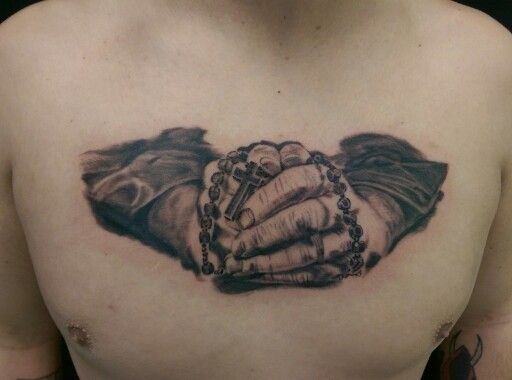 Praying Hand Tattoos 95