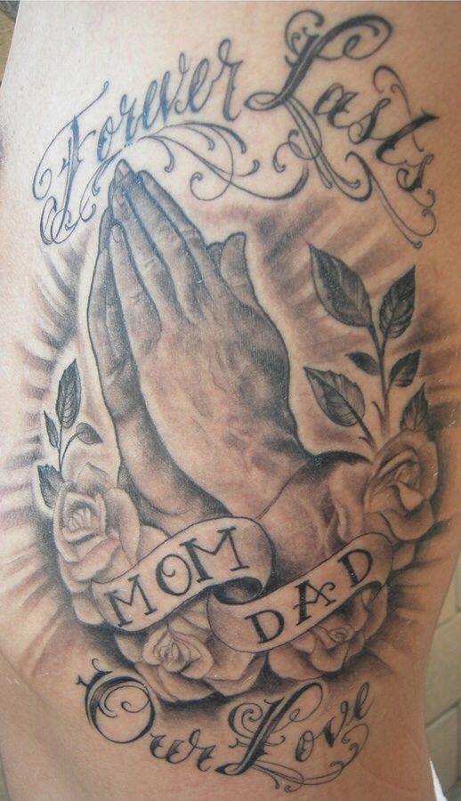 Praying Hand Tattoos 98