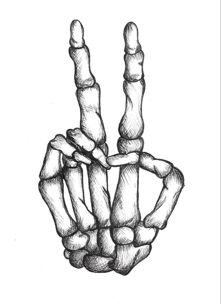 Skeleton Hand Tattoos 108