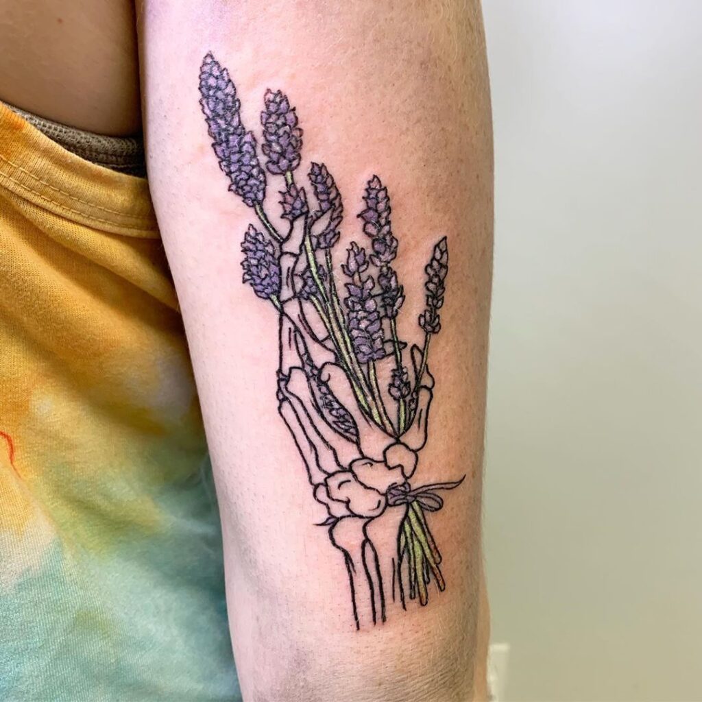 Skeleton Hand Tattoos 130