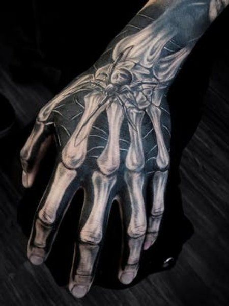 Skeleton Hand Tattoos 133