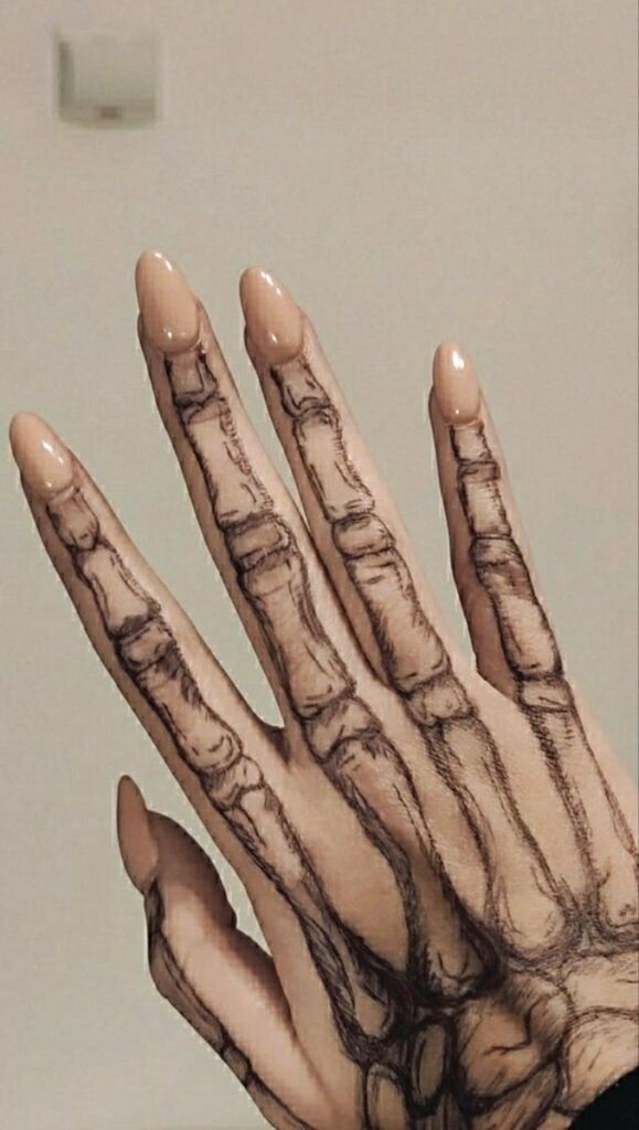 Skeleton Hand Tattoos 135
