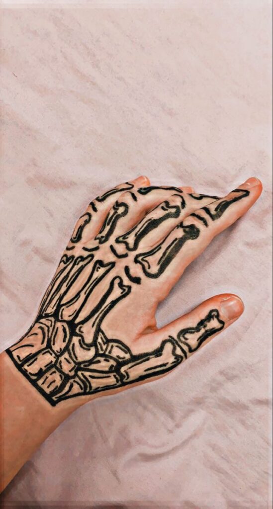 Skeleton Hand Tattoos 140