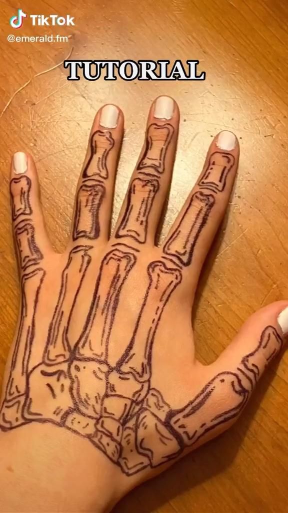 Skeleton Hand Tattoos 141