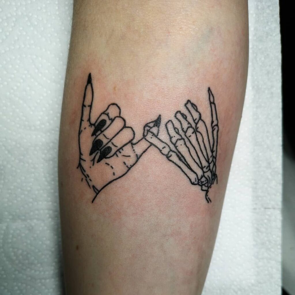 Skeleton Hand Tattoos 147
