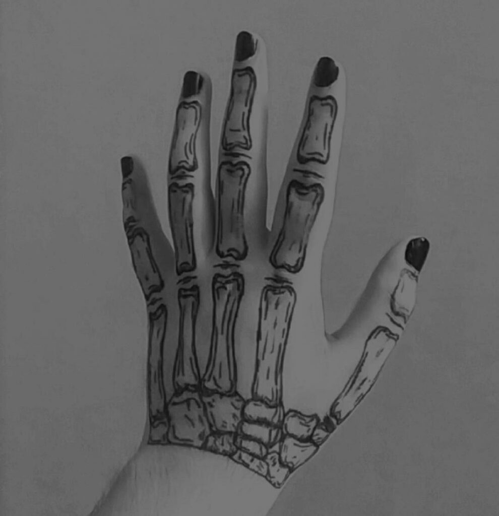 Skeleton Hand Tattoos 150