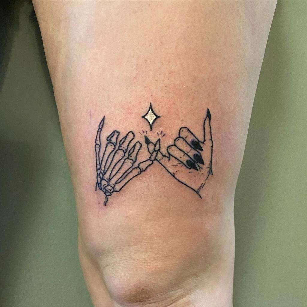 Skeleton Hand Tattoos 155