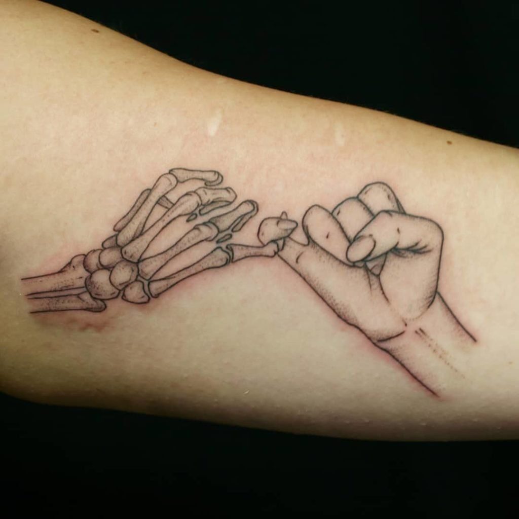 Skeleton Hand Tattoos 159