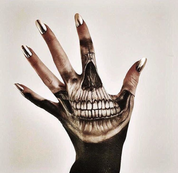 Skeleton Hand Tattoos 161