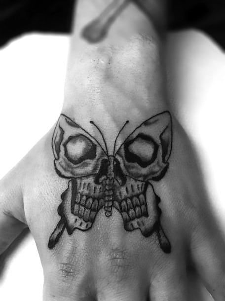 Skeleton Hand Tattoos 23