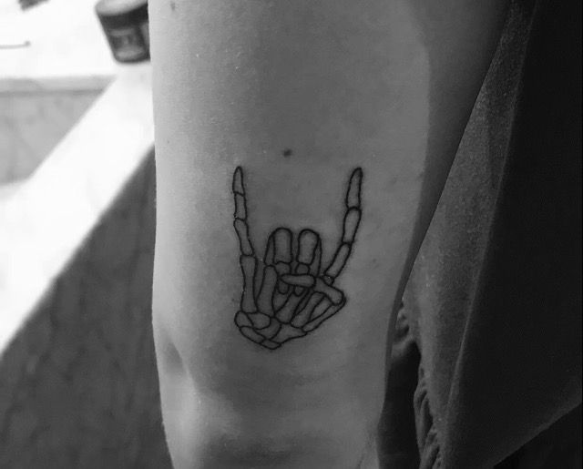 Skeleton Hand Tattoos 3