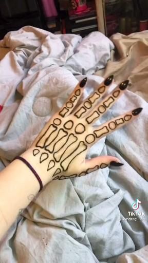 Skeleton Hand Tattoos 63