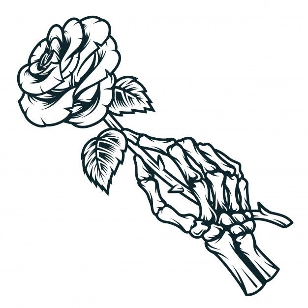 Skeleton Hand Tattoos 72