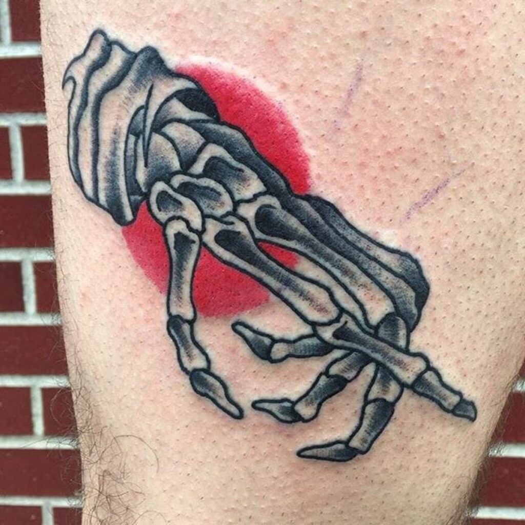 Skeleton Hand Tattoos 83