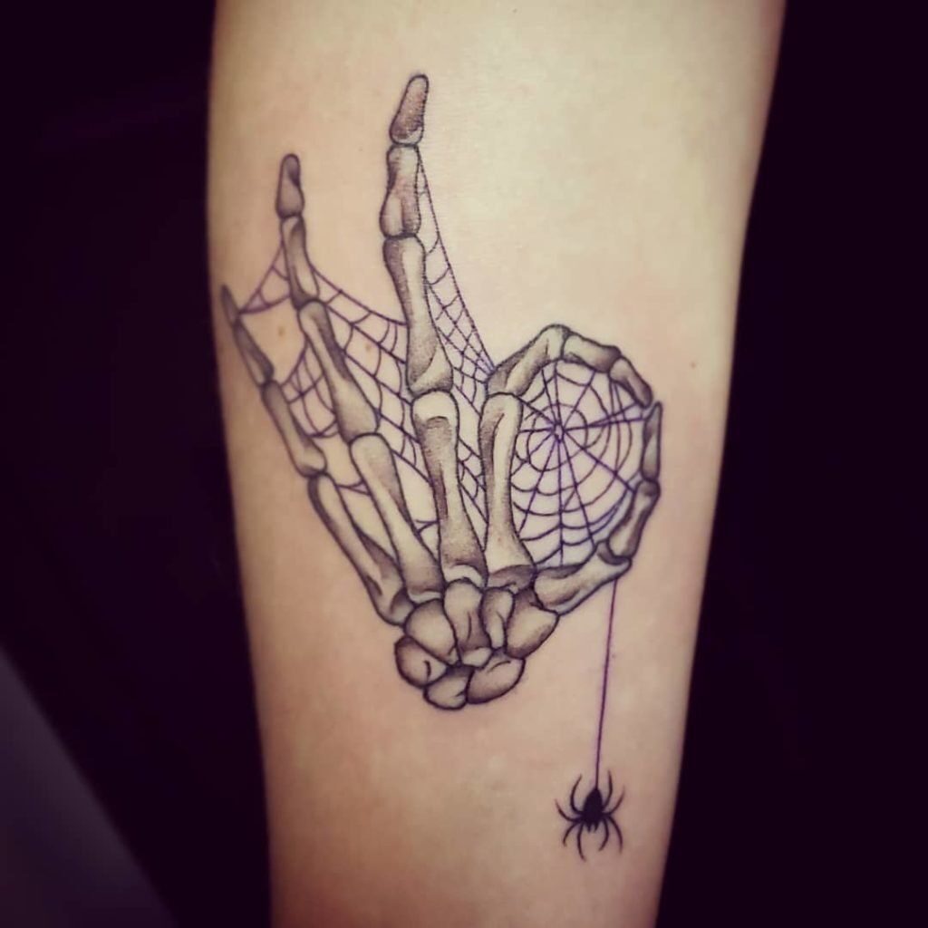 Skeleton Hand Tattoos 88